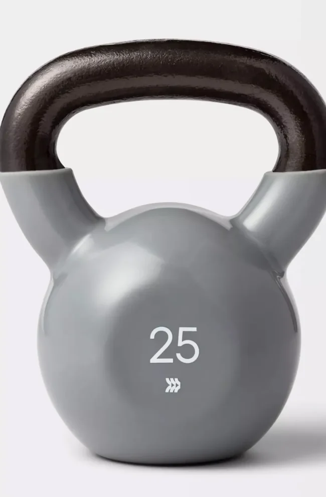 Kettlebell 25lb Gray - All In Motion